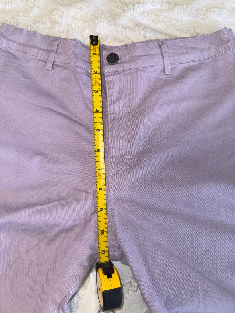 Motel Rocks High Rise Bootcut Stretch Lilac Pants - Picture 7 of 8